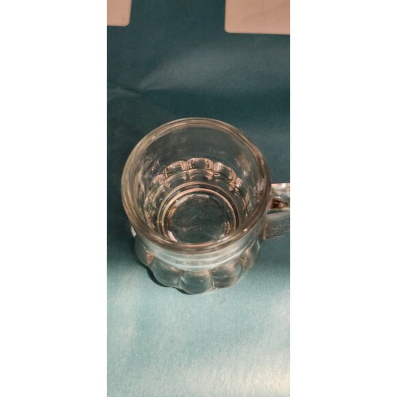 Set of 5 Vintage Federal Glass Shot Glasses – Mid-Century Clear Barware - Picture 6 of 10